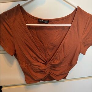 SHEIN Women's Rust Top Size Small